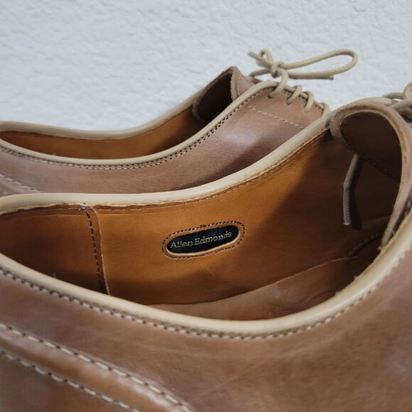 Allen Edmonds CLARK STREET DAINITE 10.5 Camel GOODYEAR WELT - Picture 6 of 7